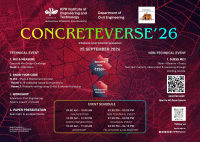 Concreteverse'26 National Level Technical Symposium Poster